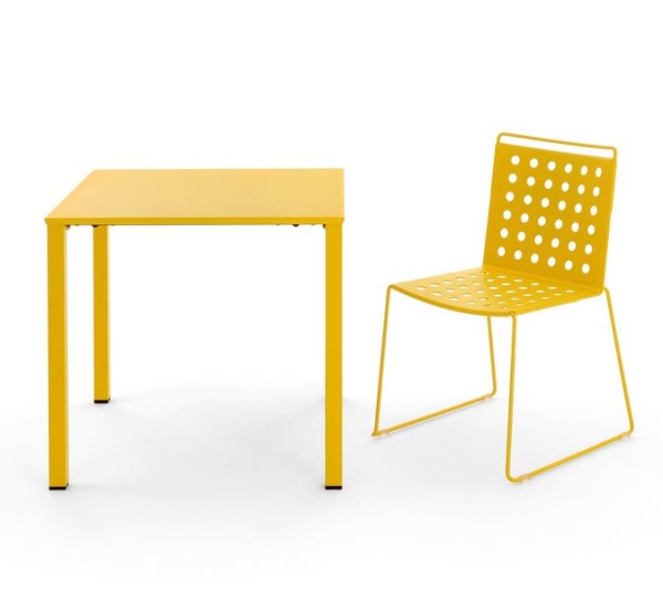 Tisch Sevilla (nicht brennbar A1) 80x80 / 140x80 cm